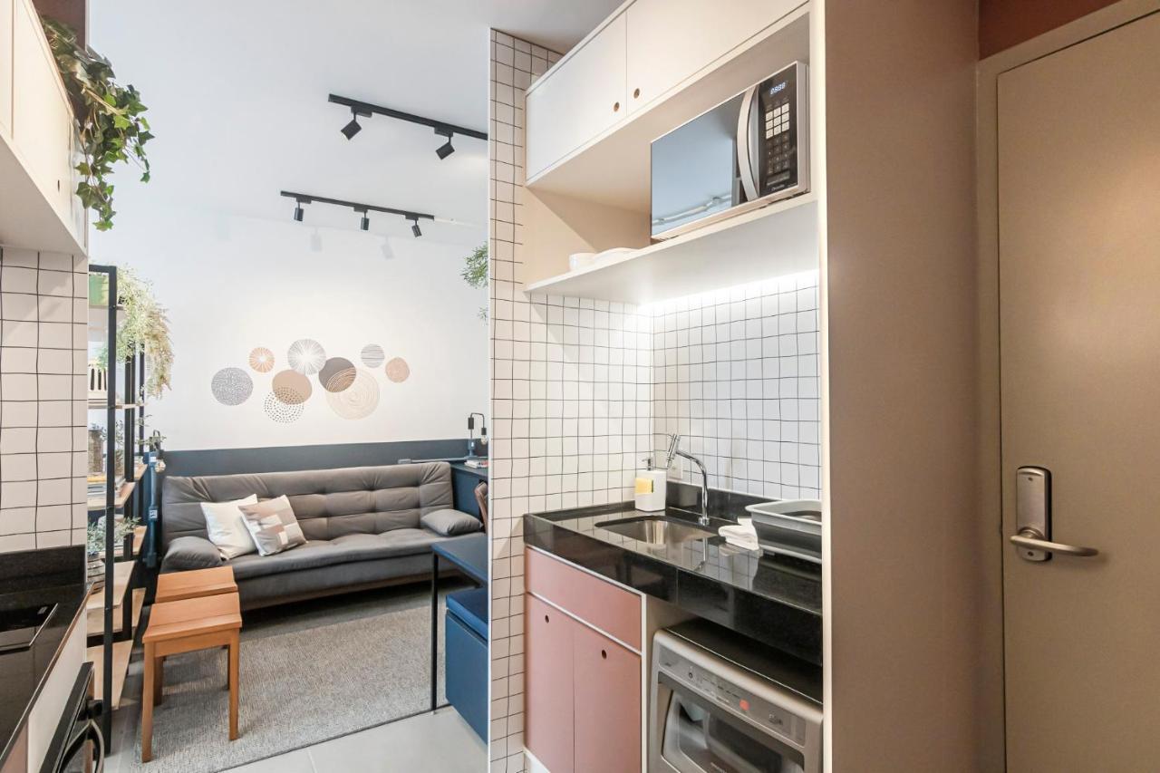 Studio Charme Vila Mariana Com Lava Loucas Apartman São Paulo Kültér fotó