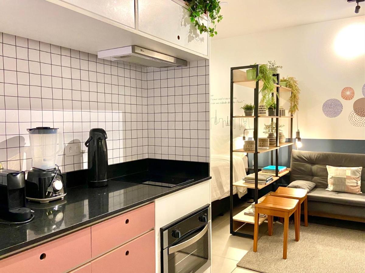Studio Charme Vila Mariana Com Lava Loucas Apartman São Paulo Kültér fotó